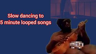 Couple Dancing For The First Time In Romantic Style