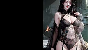 【AI PAINTING】 3D GUOMAN 'PERFECT WORLD' LIU SHEN'S BIG TITS AND FAT ASS INTENSELY DISPLAYED