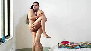 super innocent brunette gets wild in this home-made video.