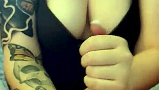 Girlfriend Uses Palms To Make Guy Cum