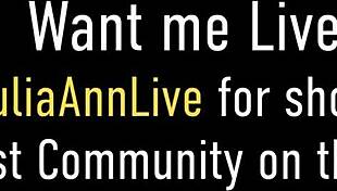 julia ann makes boy toy eat wet pussy