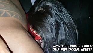 I took the novinha lara guedes to a swing party where she gave it to the escorpiao in the cabin and sucked cock at the gloryhole