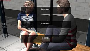 Matt plays with bus stop girl in body shots and sex