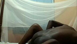 Ebony Amateur Gets Pussy And Ass Drilled