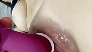Bisexual beauty really enjoys riding and stroking a big juicy cock