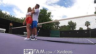 Step Bro Teaches Step Sis Tennis And Fucks Her Hard!