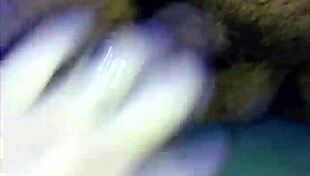 Old Cuckold Watches Wife Teasing Pussy!