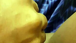 Oski and his wife in a simple, everyday moment together