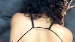 Got the big-assed girl giving hot cum to her pussy?