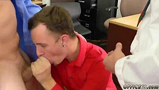 Straight BOYS have a MASTURBATING GAY FUCK with that INTERN.