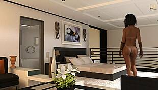 in big city pleasures 22, that sexy teacher gets squirting from a fucking machine, it's wild