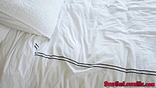 teen 18+ gets cumshot from stepbro's big cock in interracial hardcore