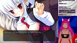Vtuber lewdneko intensely plays my girlfriend is the president part 8 with creampie scenes