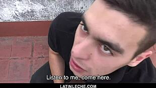 Latino Lurus Serah Pantat Untuk Wang!