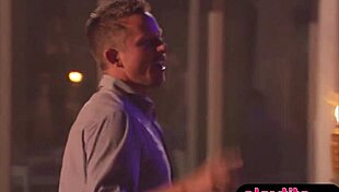 beginner swinger couple tries group orgy with amateurs