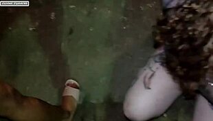 Realizing Fetish with Friends in Public Square Blowbang