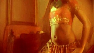 A Beautiful Oriental Beauty Strips Sensually to Music