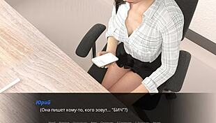 Oh wow, this pretty brunette slut gets fingered and fucked in echoes of lust!