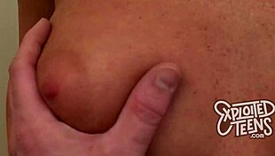 Adorable college girl makes her debut video