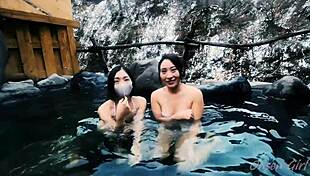 i white cat mya creates snow sculpture art on nacchi travel trip