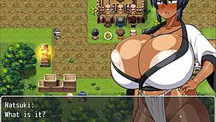 Tanned Girl Natsuki's Public Blowgang In Hentai Festival