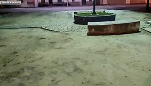 Realizing Fetish with Friends in Public Square Blowbang