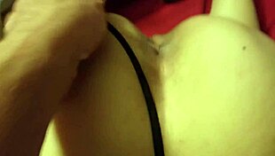 Tattooed Amateur Gives Homemade Blowjob Tease.