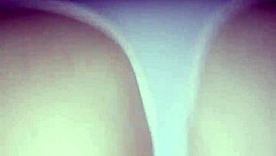 Latina Wife Enjoys Intimate Moments in White Thong During Quarantine