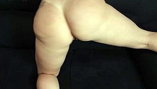 Latina Amateur's Big Ass Filled with Cum After Masturbation.