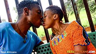 gorgeous amateur ebony babe rides and deepthroats in public foreplay