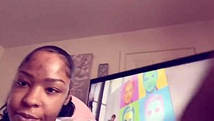 ebony royalty in solo act with fluid release