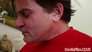 Ebony booty babe anally pounded by white guy in flexible missionary