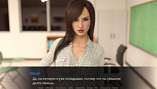 Oh wow, this pretty brunette slut gets fingered and fucked in echoes of lust!