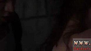 Anya Olsen's Only Way Is Rough Outdoor Public BDSM Fuck With Milk Pump Bondage