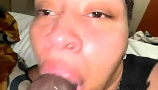 She Keeps Sucking My Big Black Cock After I Cum