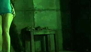 Bound Tattoo Sub Under Black Dom