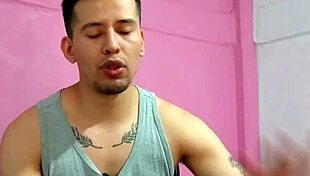 The plumber fucks me on the balcony with his big curved cock! Oh god, it's so intense!!