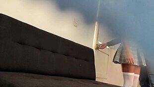 Curvy black girl bends over for doggystyle fucking like a pro