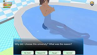 I submit to my mistress in the university bathroom.