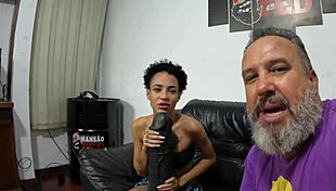 larinha small behind scenes of ted's mansion photoshoot