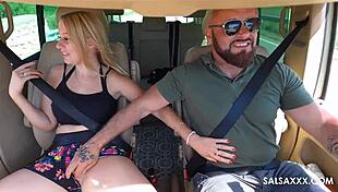 she says hit the road jack while sucking my big cock and masturbating her shaved pussy
