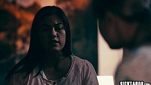 Alina Lopez And Kendra Spade Engage In Raw Lesbian Tribbing And Kissing