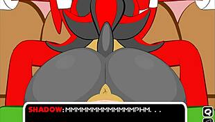 Shadow takes a big cock in her furry pussy for 3d cartoon porn, oh man