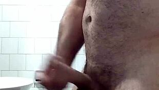 Jerking in the toilet, wow! 🚽