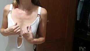 Try On - Lingerie Bodysuit Tight Dress