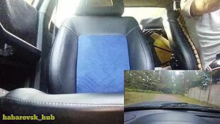 Sexy Teen Stranger In Stockings Gives Intense Oral To Taxi Driver In Hidden Cam Car Scene With Fetish Masturbation.