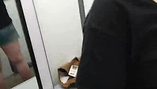 Shellyseth and smarien75's slam dunk of dressing room encounter then intense outdoor romp