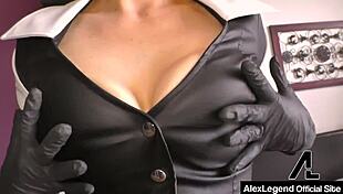 nurse penny pax attends alex legends balls in hospitol