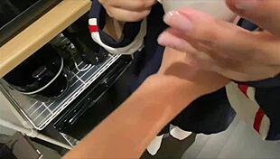 Japanese Cohabiting Couple Enjoys Passionate Long Night Together