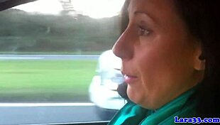 Glam Mature Says, 'Suck My Cock After Picking Up Bloke!'